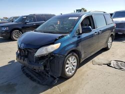 Salvage cars for sale from Copart Martinez, CA: 2011 Toyota Sienna XLE