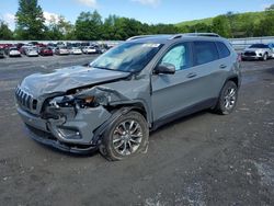 Salvage cars for sale at Grantville, PA auction: 2020 Jeep Cherokee Latitude Plus