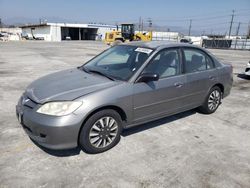 Salvage cars for sale at Sun Valley, CA auction: 2004 Honda Civic LX