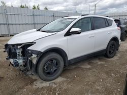 Salvage cars for sale at Nisku, AB auction: 2017 Toyota Rav4 LE