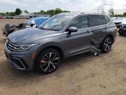 Salvage cars for sale at Hillsborough, NJ auction: 2022 Volkswagen Tiguan SEL R-Line