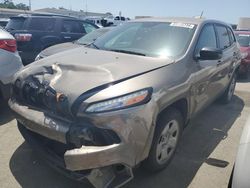 Salvage cars for sale at Martinez, CA auction: 2016 Jeep Cherokee Sport