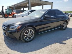 Salvage cars for sale at West Palm Beach, FL auction: 2017 Mercedes-Benz C300