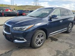 Salvage cars for sale at Littleton, CO auction: 2019 Infiniti QX60 Luxe