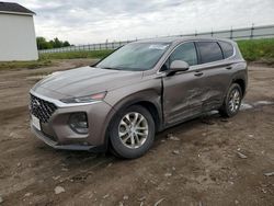 Salvage cars for sale at Portland, MI auction: 2019 Hyundai Santa FE SEL