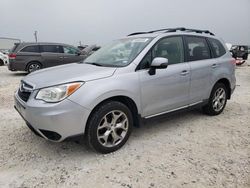 Salvage cars for sale at New Braunfels, TX auction: 2016 Subaru Forester 2.5I Touring