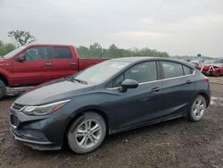Salvage cars for sale at Des Moines, IA auction: 2017 Chevrolet Cruze LT