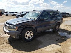 Salvage cars for sale at Amarillo, TX auction: 2002 Jeep Grand Cherokee Sport