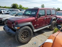 Jeep salvage cars for sale: 2021 Jeep Wrangler Unlimited Sport