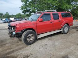 Nissan salvage cars for sale: 2001 Nissan Frontier Crew Cab SC