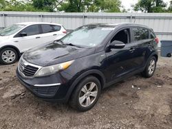 Salvage cars for sale at West Mifflin, PA auction: 2012 KIA Sportage LX