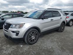 Salvage cars for sale at Cahokia Heights, IL auction: 2018 Ford Explorer Sport