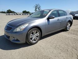Salvage cars for sale at San Martin, CA auction: 2012 Infiniti G37 Base