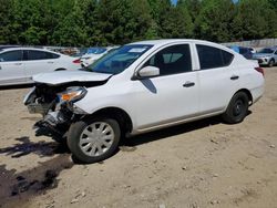 Salvage cars for sale at Gainesville, GA auction: 2017 Nissan Versa S