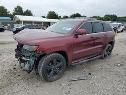 Salvage cars for sale at Prairie Grove, AR auction: 2016 Jeep Grand Cherokee Overland