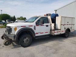 Salvage trucks for sale at Dyer, IN auction: 2017 Ford F550 Super Duty
