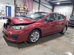 Salvage cars for sale from Copart West Mifflin, PA: 2019 Subaru Impreza