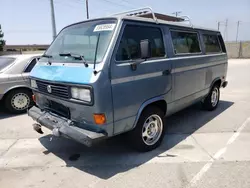 Salvage cars for sale at Rancho Cucamonga, CA auction: 1987 Volkswagen Vanagon Bus