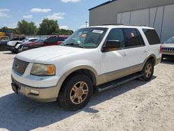 Salvage cars for sale at Apopka, FL auction: 2003 Ford Expedition Eddie Bauer