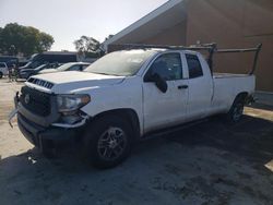 Salvage cars for sale from Copart Hayward, CA: 2018 Toyota Tundra Double Cab SR/SR5