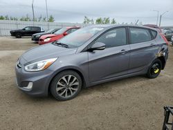 Salvage cars for sale at Nisku, AB auction: 2015 Hyundai Accent GLS