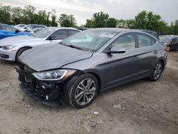 Salvage cars for sale from Copart Baltimore, MD: 2018 Hyundai Elantra SEL