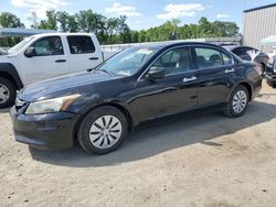 Salvage cars for sale at Spartanburg, SC auction: 2011 Honda Accord LX