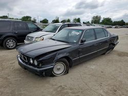 Salvage cars for sale at Bridgeton, MO auction: 1989 BMW 750 IL