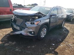 Salvage cars for sale at Elgin, IL auction: 2021 Chevrolet Traverse LT