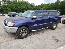 Salvage cars for sale from Copart Austell, GA: 2000 Toyota Tundra Access Cab