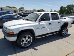 Salvage cars for sale at Sacramento, CA auction: 2001 Dodge Dakota Quattro