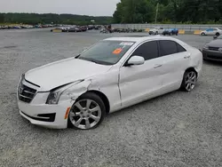 Salvage cars for sale at Concord, NC auction: 2016 Cadillac ATS Luxury
