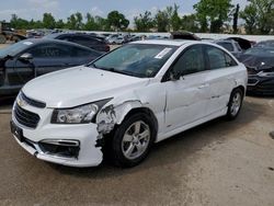 Salvage cars for sale from Copart Bridgeton, MO: 2015 Chevrolet Cruze LT