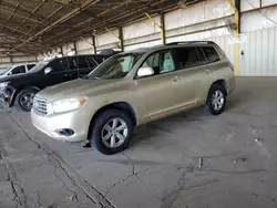 Salvage cars for sale from Copart Phoenix, AZ: 2008 Toyota Highlander