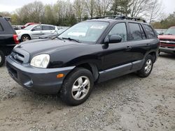 Salvage cars for sale at North Billerica, MA auction: 2006 Hyundai Santa FE GLS