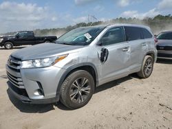 Salvage cars for sale at Greenwell Springs, LA auction: 2017 Toyota Highlander LE