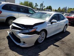 Salvage cars for sale at Woodburn, OR auction: 2018 Toyota Camry L