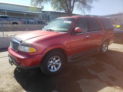Salvage cars for sale at Albuquerque, NM auction: 2001 Lincoln Navigator