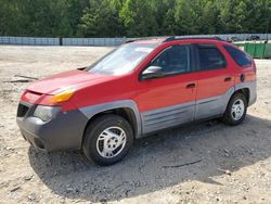 Salvage cars for sale at Gainesville, GA auction: 2001 Pontiac Aztek