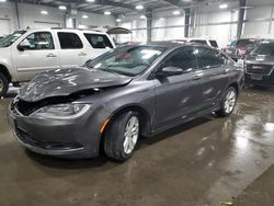 Salvage cars for sale from Copart Ham Lake, MN: 2016 Chrysler 200 S