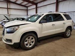 Salvage cars for sale at Pennsburg, PA auction: 2015 GMC Acadia SLE