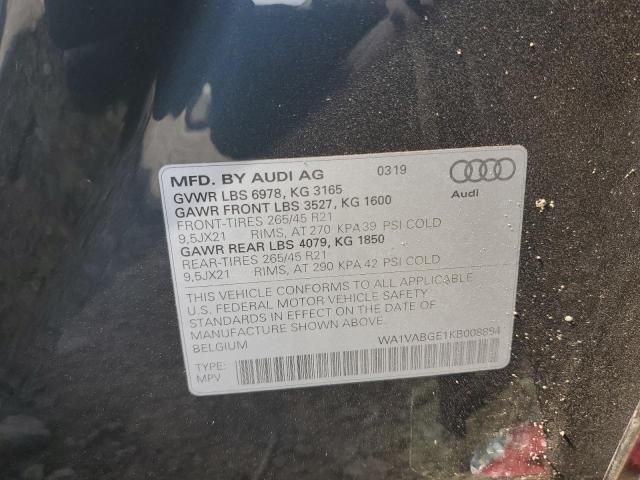2019 Audi E-TRON Prestige