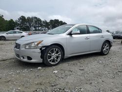 Salvage cars for sale at Loganville, GA auction: 2012 Nissan Maxima S