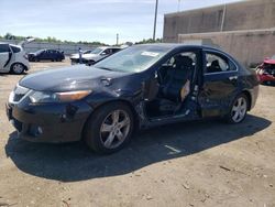 Salvage cars for sale at Fredericksburg, VA auction: 2010 Acura TSX