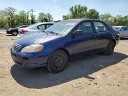 Salvage cars for sale at Baltimore, MD auction: 2005 Toyota Corolla CE