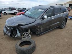 Salvage cars for sale at Brighton, CO auction: 2017 Jeep Grand Cherokee Limited