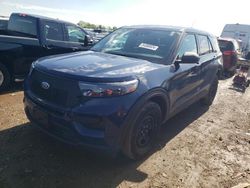 Salvage cars for sale at Elgin, IL auction: 2023 Ford Explorer Police Interceptor