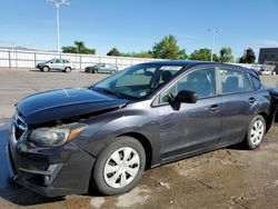 Salvage cars for sale at Littleton, CO auction: 2015 Subaru Impreza