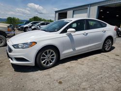 Salvage cars for sale at Chambersburg, PA auction: 2017 Ford Fusion SE
