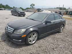 Salvage cars for sale at Hueytown, AL auction: 2013 Mercedes-Benz C 300 4matic